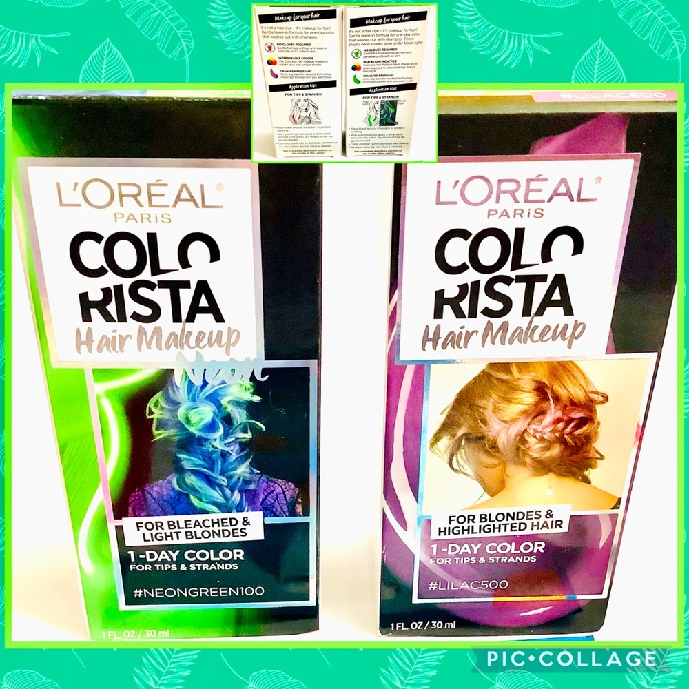 💚5/$15 NEW Set of 2 Colorista Hair Makeup💚